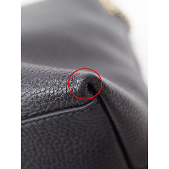 Gucci Soho Interlocking G Chain Shoulder Bag Leather - Picture 5 of 5